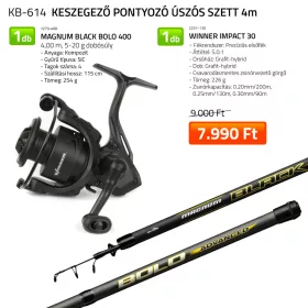 Nevis 4,00m Keszegező Pontyozó Úszós Szett