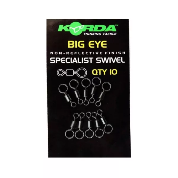 Korda Big Eye Swivel Agrafe tournante