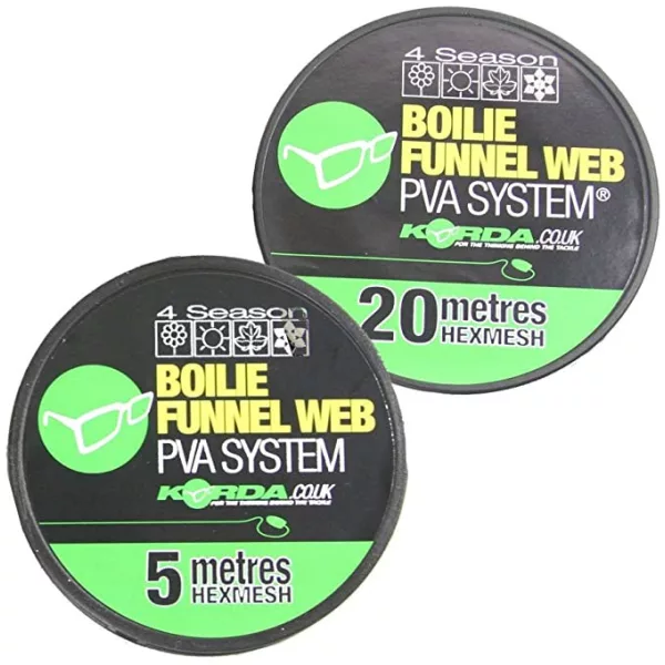 Korda Boilie Funnel Web Hexmesh 5 m Refill - recharge PVA