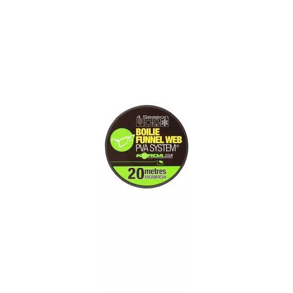 Korda Boilie Funnel Web Micromesh 20 m Refill - recharge PVA