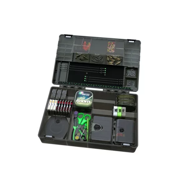 Korda Tackle Box Large Collection Szerelékes Doboz 35,5x24x7,5cm Tárolókkal Együtt