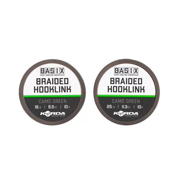 Korda Basix Bas de ligne tressé 25lbs 10m