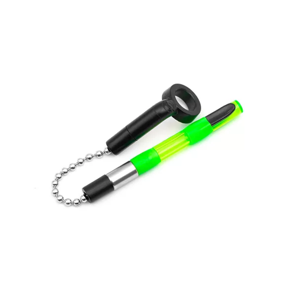 Indicateur de touche Korda Basix Mini Stow vert à chaîne