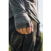 Korda Charcoal UPF Hooded Top Hosszú Ujjú UV Póló 4XL