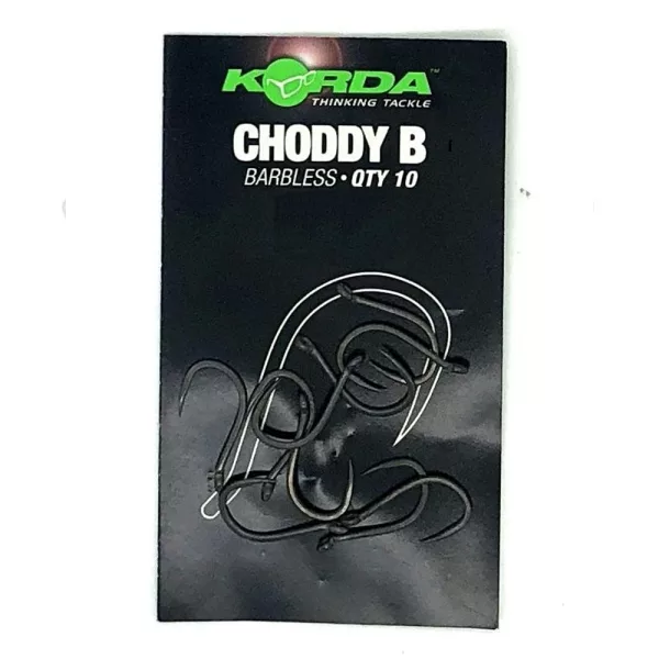 Korda Choddy B 10 Hameçon à œillet sans ardillon 10pcs