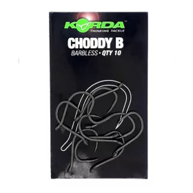Korda Choddy B 8 Hameçon à œillet sans ardillon 10db