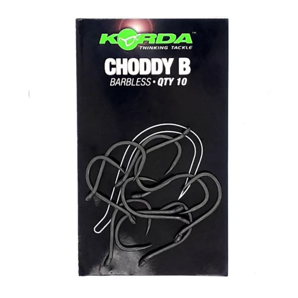 Korda Choddy B 8 Hameçon à œillet sans ardillon 10db