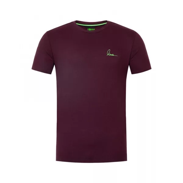 Korda Minimal Burgundy T-shirt XL