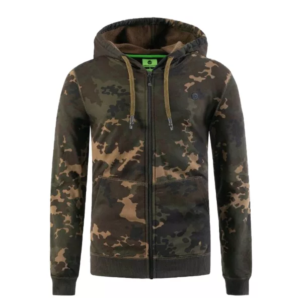 Korda Sweat à capuche zippé Dark Kamo L
