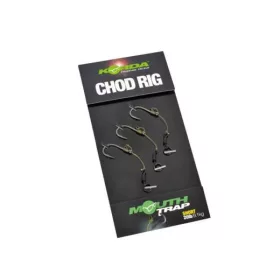   Korda Chod Rig Short Barbless Size 8 - bas de ligne CHOD pré-noué pour la pêche à la carpe