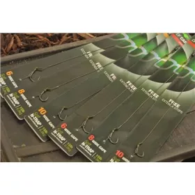   Korda N-Trap DF Rig Taille 6 Wide Gape 15 lb - bas de ligne à hameçon de pêche à la carpe pré-noué
