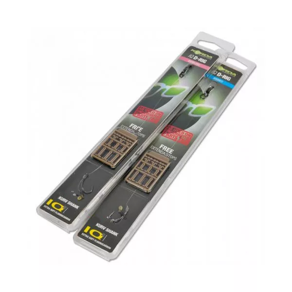 Korda IQ D Rig Size 4 Kurv 15lb - bas de ligne monté pour bouillettes
