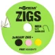 Korda Ready Zigs 12 (360cm) Barbless size 10 - bas de ligne ZIG pré-noué pour bouillette