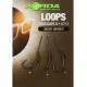 Korda Loop Rigs Taille 6 DF Wide Gape X 18lb - bas de ligne à carpe pré-noué