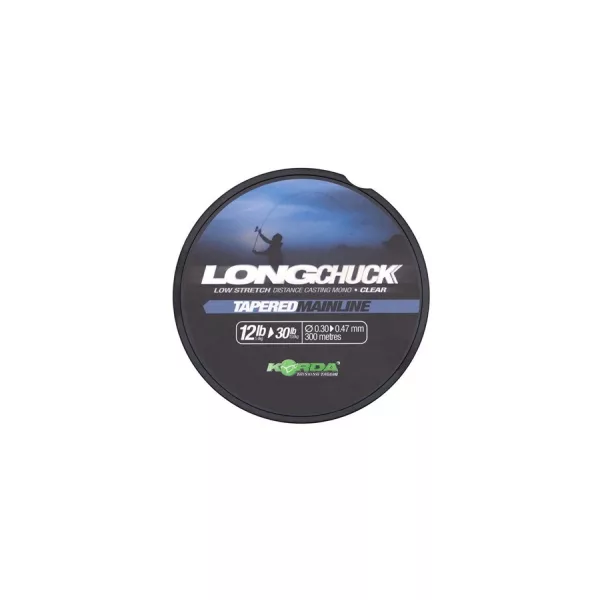 Korda LongChuck Transparent 0,30-0,47mm 300m Monofilament ligne principale