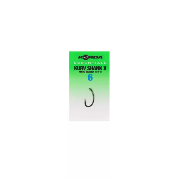 Korda Essentials Kurv X 6 Füles, Szakáll Nélküli Horog 10db
