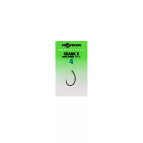 Korda Essentials Krank X 4 Füles, Szakállas Horog 10db