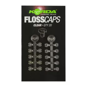Korda Floss Caps Clear - stop-bouillette