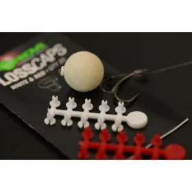 Korda Floss Caps White/Red - stop-bouillette