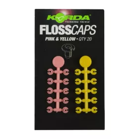 Korda Floss Caps Pink/Yellow - stop-bouillette