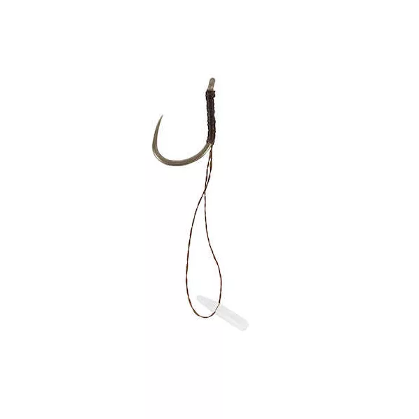 Korum Hook Hairs With Quickstops Size 10 Bas de ligne monofil pré-noué