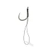 Korum Hook Hairs With Quickstops Size 6 Bas de ligne monofil pré-noué