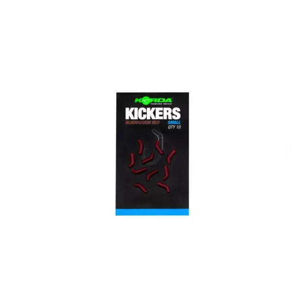 Korda Kickers Hameçon Retourneur -Bloodworm Red - Small (10 pièces/paquet)