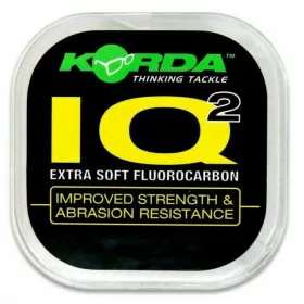   Korda IQ Extra Soft Fluorocarbon Hooklink 15lb - bas de ligne fluorocarbone pour bouillettes