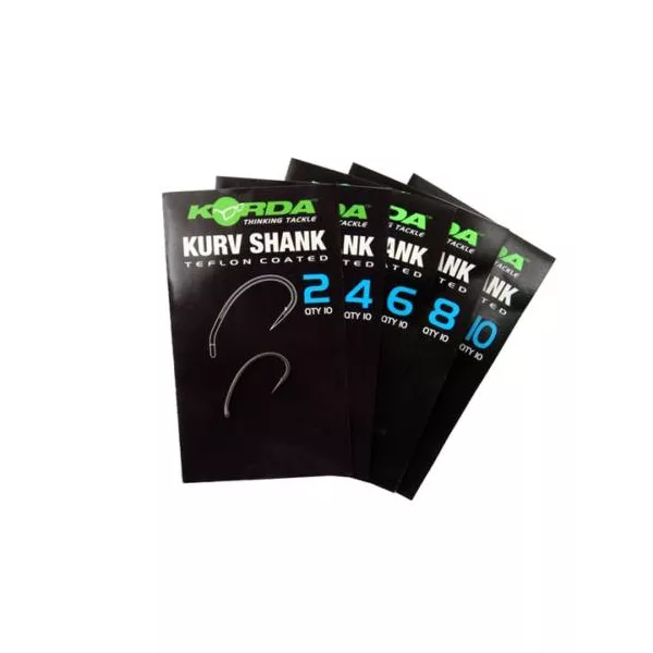 Korda Kurv Shank Size 12 - hameçon, hameçon à carpe