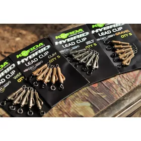 Korda Lead Clip Action Pack - Silt - kit de clip plomb