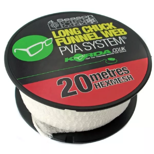 Korda Longchuck Funnel Web Hexmesh 20 m Recharge - recharge PVA