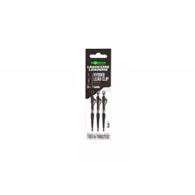   Korda Kable Leadcore Leader Hybrid 50cm Gravel Clip à plomb 3db