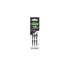   Korda Kable Leadcore Leader Hybrid 50cm Weed Clip à plomb 3db