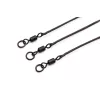 Korda Kable Leadcore Leader Ring Swivel Gravel Rig de pêche à la carpe 50cm 3pcs