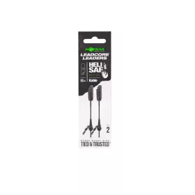   Korda Kable Leadcore Leader Heli Safe Weed Montage carpe 50cm 2 pièces