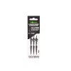 Korda Kable Leadcore Leader Hybrid Lead Clip QC Swivel Weed Rig de pêche à la carpe 50cm 3pcs