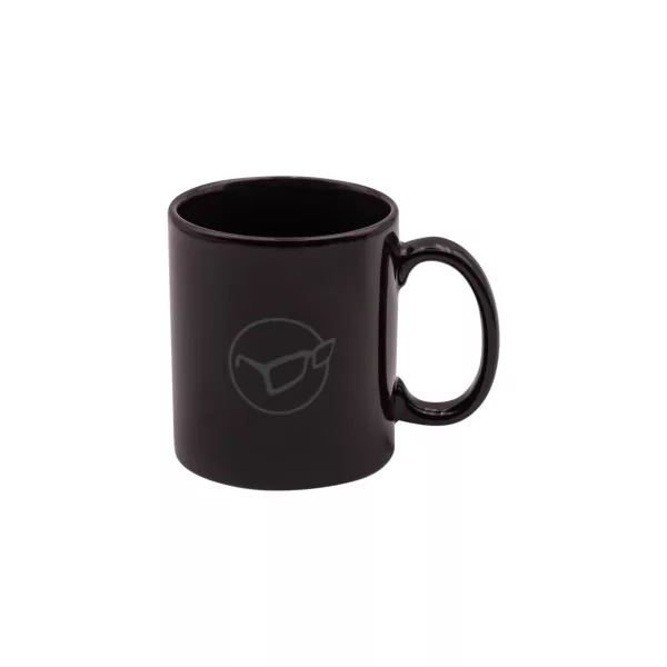 Korda - Mug Glasses Logo Burgundy - mug avec logo de lunettes de couleur bordeaux