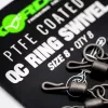 Korda PTFE QC Ring Swivel Size 8 Émerillon 8 pièces