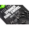 Korda PTFE Spinner Ring Swivels Size 11 Émerillon 8 pièces