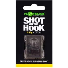 Korda Shot On The Hook Poids d'hameçon 0,40gr 10pcs