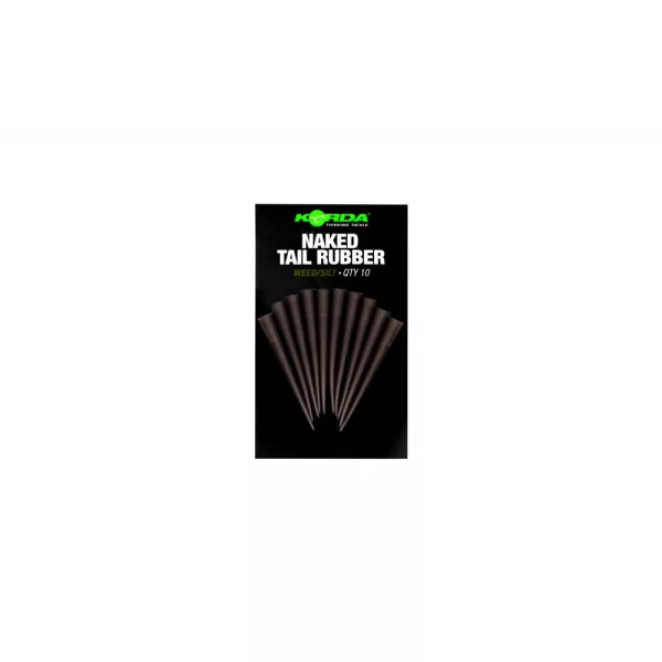 Korda Naked Tail Rubber Weed/Silt Manchon en silicone 10 pièces