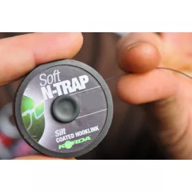   Korda N-Trap Semi Stiff 20lb Silt - ligne de bas de ligne à carpe