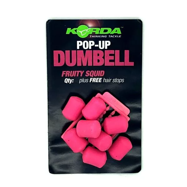 Korda Pop-up Dumbell Fruity Squid (16mm) - 5 pcs - imitation d'appât