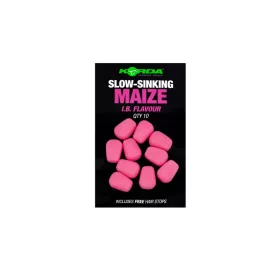 Korda Maïs en caoutchouc rose à coulée lente 10pcs