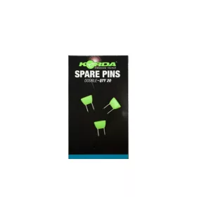   Korda 20x Double Pins For Rig Safes Aiguilles doubles de fixation d'hameçons pour supports de bas de ligne