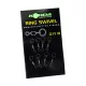 Korda Ring Swivels Size 8 - 8 pcs