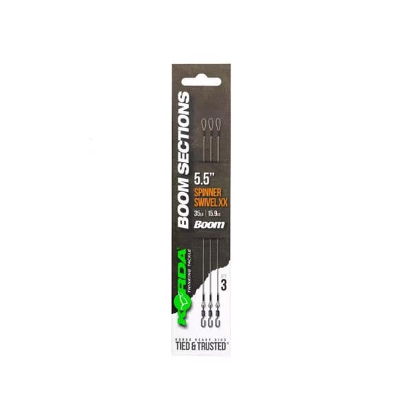Korda Booms Spinner Swivel XX Montage 14cm 3 pièces