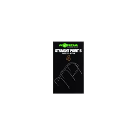 Korda Straight Point 4 Füles, Szakáll Nélküli Horog 10db