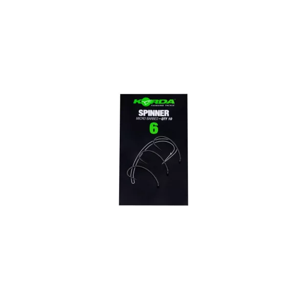 Korda Spinner Hook Taille 6 Hameçon Micro Barbed Micro Ardillon