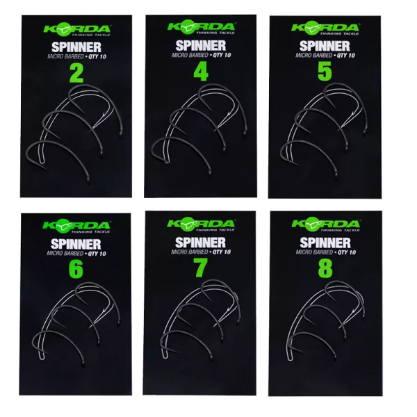 Korda Spinner 7 Hameçon à bouillette à œillet, barbelé 10db
